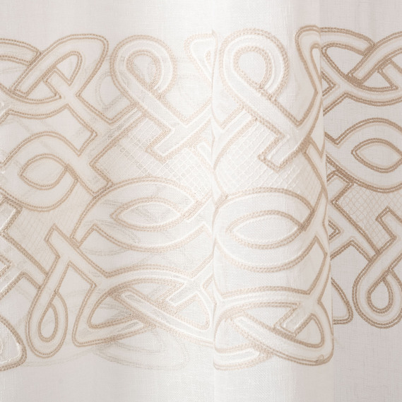 Тканина тюль рогожка Bantli- 2 беж, фото 4 Тканина тюль рогожка Bantli- 2 беж, фото 4