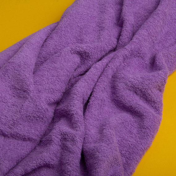 Terry cloth cotton 430 g/m2 рожево/бузковий, фото 3