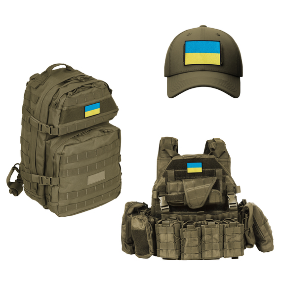 Chevron on Velcro flag of Ukraine 9x6 cm, embroidered patch, chevron, Velcro, фото 5