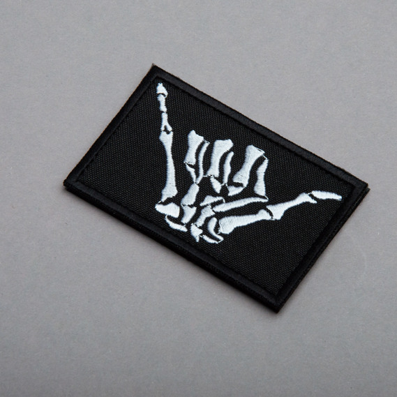 2Pcs Subdued Shaka Hand Patch, Embroidered Skeleton Shaka Hand, Aloha Tactical Patches for Military Backpack, Tactical Vest, Military Helmet, Dog Vest Harness, Hook and Loop Aloha, Surf Patch, 2x3"¶, фото 9 2Pcs Subdued Shaka Hand Patch, Embroidered Skeleton Shaka Hand, Aloha Tactical Patches for Military Backpack, Tactical Vest, Military Helmet, Dog Vest Harness, Hook and Loop Aloha, Surf Patch, 2x3"¶, фото 9