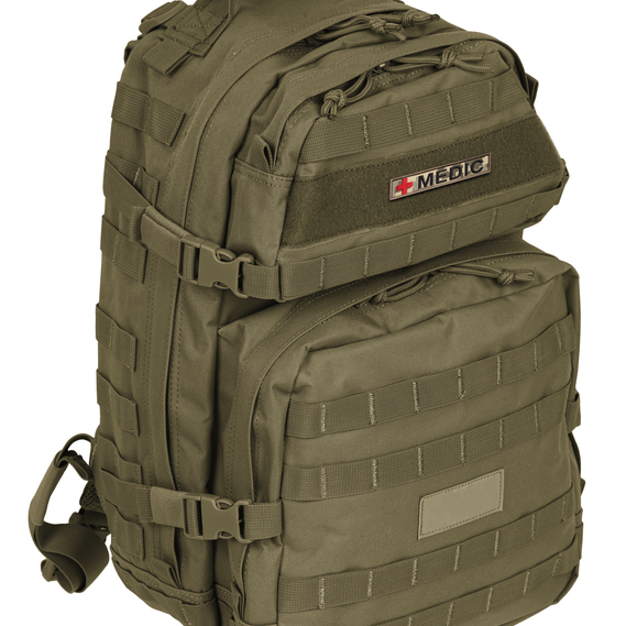 Набор шевронов 2 шт на липучке, планка MEDIC, Медик, шеврон медика, для медиков, пиксель 2,5х12 см, вышитый патч нашивка, фото 5