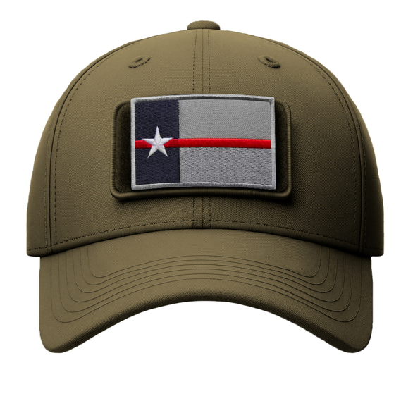 Набор шевронов 2 шт с липучкой ТЕХАС красная полоса 5х8 см, Texas, USA, вышитый патч нашивка шеврон, липучка, пожарники, фото 6