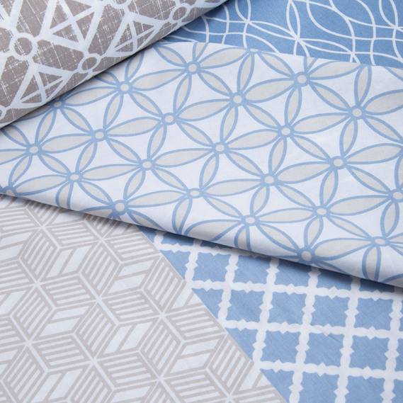 Ranfors coarse calico fabric, 130 g/m², 2.4 m 6084-10 Тренд, фото 1 Ranfors coarse calico fabric, 130 g/m², 2.4 m 6084-10 Тренд, фото 1