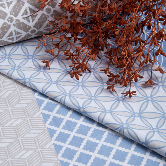 Ranfors coarse calico fabric, 130 g/m², 2.4 m 6084-10 Тренд, фото 2 Ranfors coarse calico fabric, 130 g/m², 2.4 m 6084-10 Тренд, фото 2