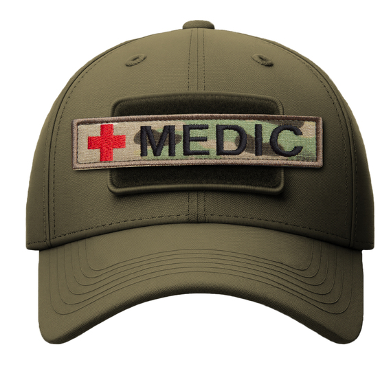 Набор шевронов 2 шт на липучке планка MEDIC мультикам 2,5х12 см, вышитый патч нашивка шеврон медика, медицинский, медик, фото 6