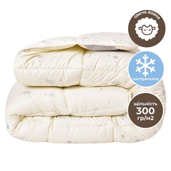 Одеяло шерстяное 200х200 см Sei Design пл 300 гр/м2 всесезонная, шерсть, микрофибра овечка молоко, фото 1 Одеяло шерстяное 200х200 см Sei Design пл 300 гр/м2 всесезонная, шерсть, микрофибра овечка молоко, фото 1