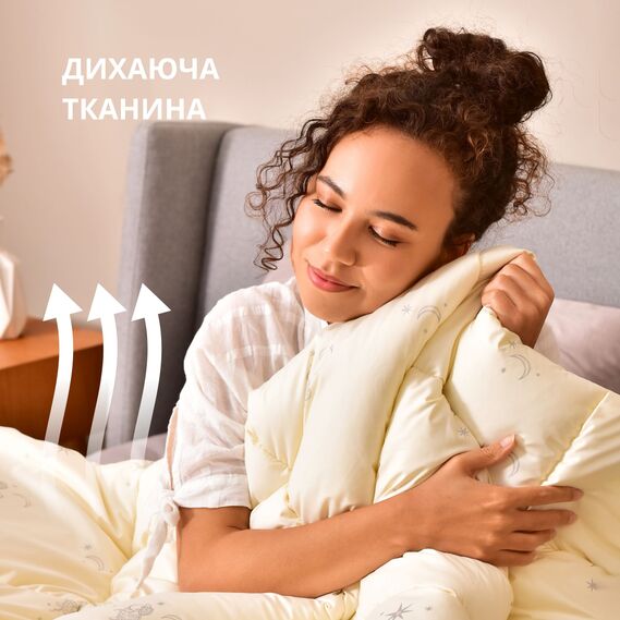 Одеяло шерстяное 200х200 см Sei Design пл 300 гр/м2 всесезонная, шерсть, микрофибра овечка молоко, фото 4 Одеяло шерстяное 200х200 см Sei Design пл 300 гр/м2 всесезонная, шерсть, микрофибра овечка молоко, фото 4