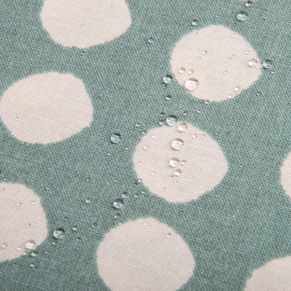 Тканина декоративна бавовна Прем`єр з водовідштовхувальним просоченням для скатертин, штор, декору V-02 Горошок полин, фото 2 Тканина декоративна бавовна Прем`єр з водовідштовхувальним просоченням для скатертин, штор, декору V-02 Горошок полин, фото 2