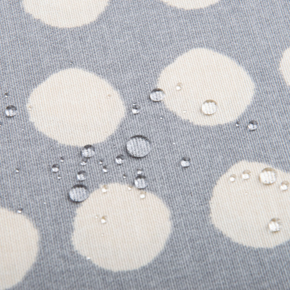 Fabric decorative cotton Premier V-06 Горошок сірий, фото 2