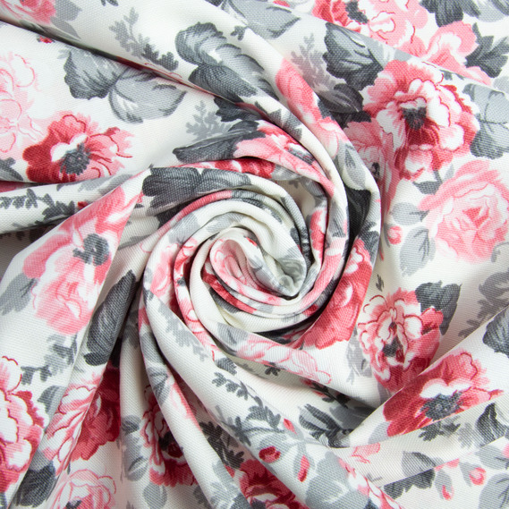 Decorative fabric Premier Rosehip with a water-repellent coating V-04 Шипшина рожева, фото 1