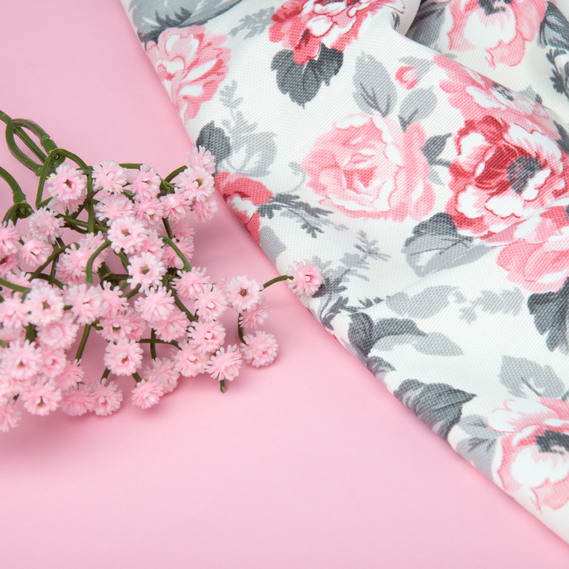 Decorative fabric Premier Rosehip with a water-repellent coating V-04 Шипшина рожева, фото 4