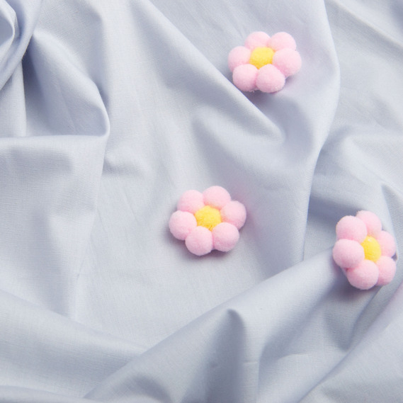 Ткань коттон поплин V-1735 сіро/блак., фото 3