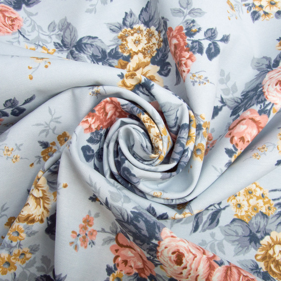 Decorative fabric Premier Justin with water-repellent impregnation V-001 блакитна, фото 1