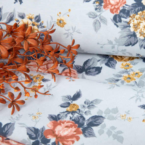 Decorative fabric Premier Justin with water-repellent impregnation V-001 блакитна, фото 4