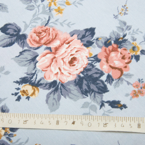 Decorative fabric Premier Justin with water-repellent impregnation V-001 блакитна, фото 5