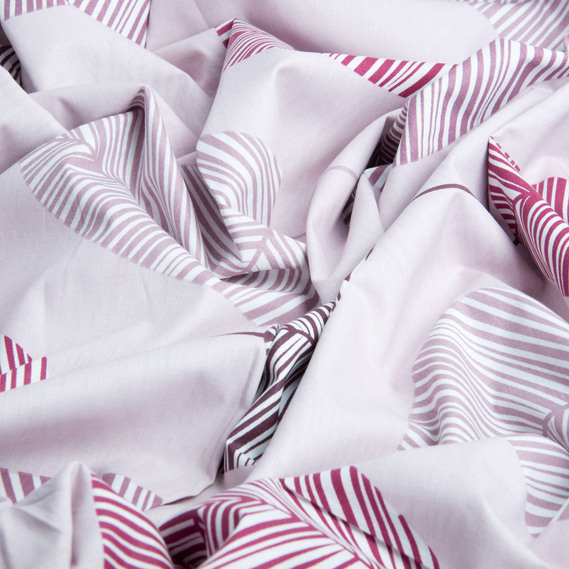 Ranfors coarse calico fabric 25300 V-15 Лист велик.бордо, фото 2 Ranfors coarse calico fabric 25300 V-15 Лист велик.бордо, фото 2