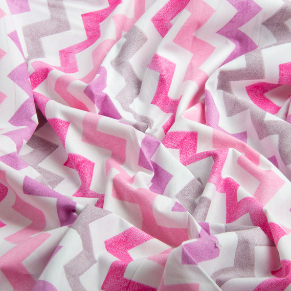 Ткань бязь ранфорс для постельного белья, хлопок, 130 гр/м2, 240 см 23666 v-6 зигзаг, фото 2 Ткань бязь ранфорс для постельного белья, хлопок, 130 гр/м2, 240 см 23666 v-6 зигзаг, фото 2