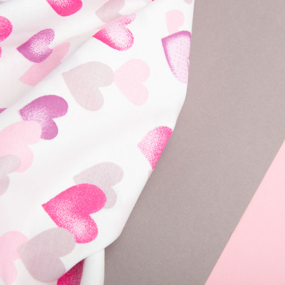 Ranfors coarse calico fabric 23587 v-34 рожевий, фото 4