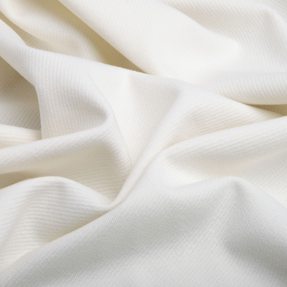 Тканина костюмна однотонна Прато молоко, фото 5