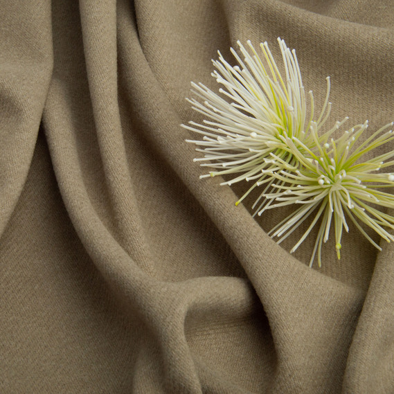 Ткань костюмная однотонная Прато хакі, фото 4