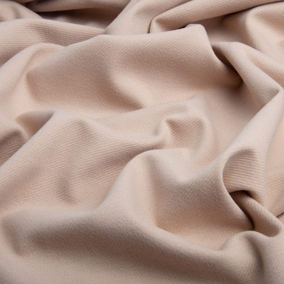 Тканина костюмна однотонна Прато т/беж, фото 2