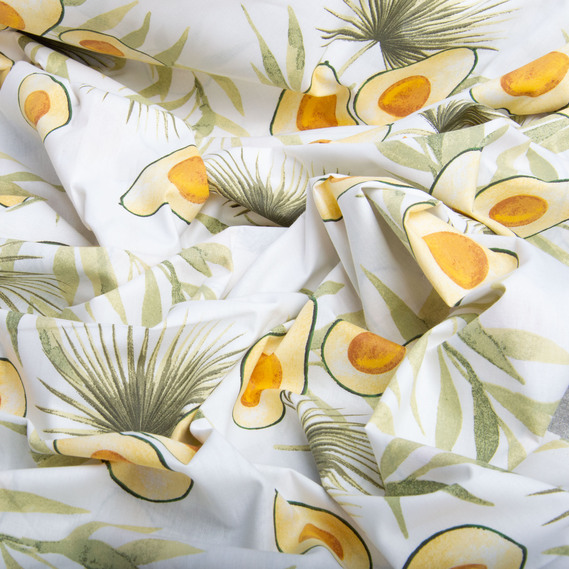 Ткань бязь ранфорс для постельного белья, хлопок, 130 гр/м2, 240 см 24537 V-4 Авокадо, фото 2 Ткань бязь ранфорс для постельного белья, хлопок, 130 гр/м2, 240 см 24537 V-4 Авокадо, фото 2