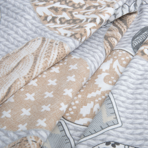 Ткань фланель хлопок, 230 см, Grey, фото 3