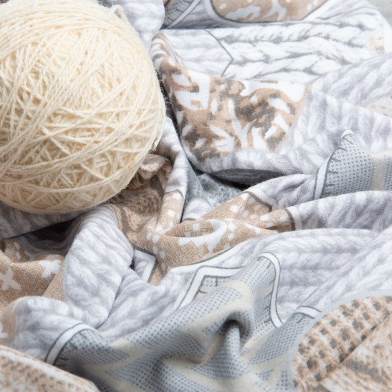 Ткань фланель хлопок, 230 см, Grey, фото 4