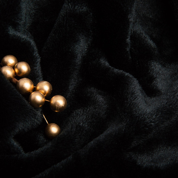 Ткань махровое полотно Велсофт пл.326, мягкая ткань для пледов, халатов, пижам, покрывал 1001 чорний, фото 4