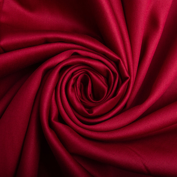 Satin fabric for bed linen, plain, 130 g/m2, 210 TC, cotton V-33 бордо, фото 1 Satin fabric for bed linen, plain, 130 g/m2, 210 TC, cotton V-33 бордо, фото 1