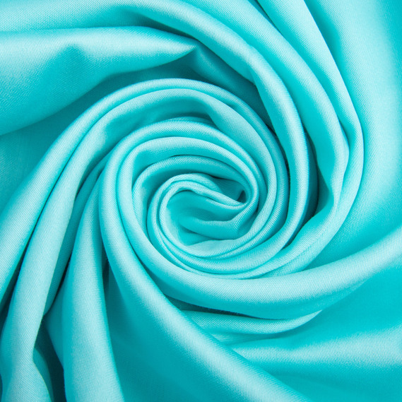 Satin fabric for bed linen, plain, 130 g/m2, 210 TC, cotton V-60 бірюза, фото 1 Satin fabric for bed linen, plain, 130 g/m2, 210 TC, cotton V-60 бірюза, фото 1