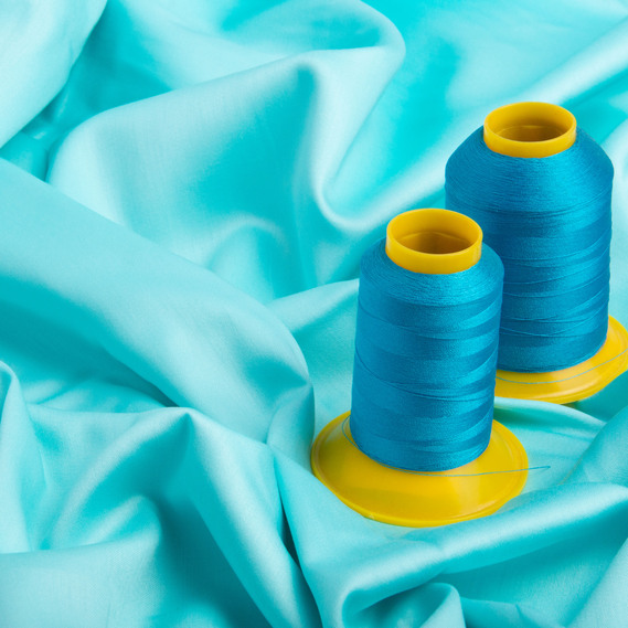 Satin fabric for bed linen, plain, 130 g/m2, 210 TC, cotton V-60 бірюза, фото 3 Satin fabric for bed linen, plain, 130 g/m2, 210 TC, cotton V-60 бірюза, фото 3