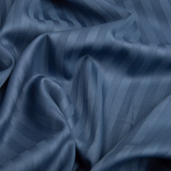 Satin Striped Fabric for Bed Linens V-78 денім, фото 2 Satin Striped Fabric for Bed Linens V-78 денім, фото 2