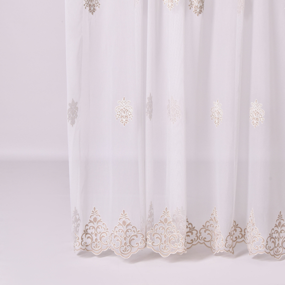 Ткань тюль однотонный V-02, фото 1 Ткань тюль однотонный V-02, фото 1