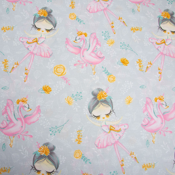 Тканина бязь ранфорс для постільної білизни, бавовна, 130 гр/м2, 240 см 24862 v-10 сіра, фото 3