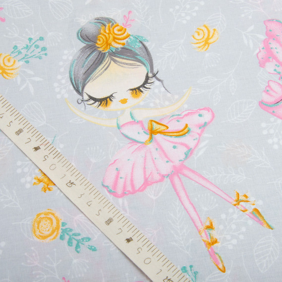 Тканина бязь ранфорс для постільної білизни, бавовна, 130 гр/м2, 240 см 24862 v-10 сіра, фото 6