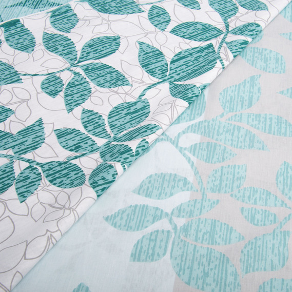 Тканина бязь ранфорс для постільної білизни, бавовна, 130 гр/м2, 240 см 23309 v-3 зелений, фото 4