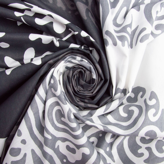 Ranfors coarse calico fabric 12126 v-1 чорний, фото 1 Ranfors coarse calico fabric 12126 v-1 чорний, фото 1