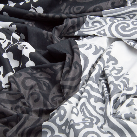 Ranfors coarse calico fabric 12126 v-1 чорний, фото 4 Ranfors coarse calico fabric 12126 v-1 чорний, фото 4