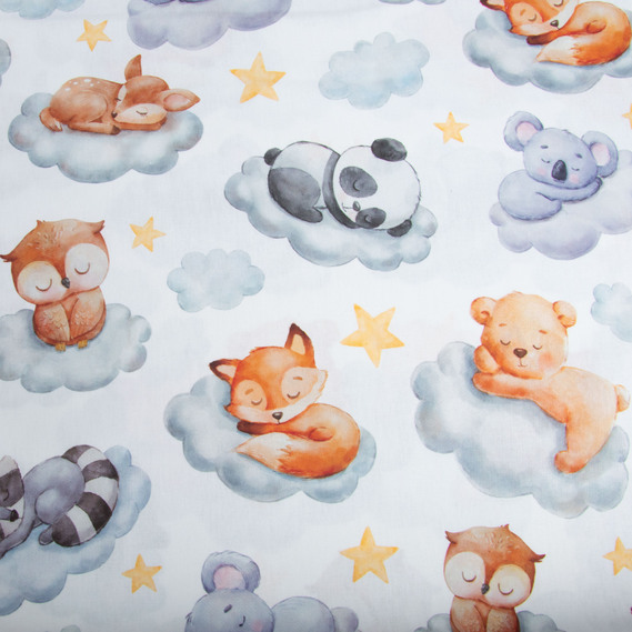 Ткань бязь ранфорс для постельного белья, 130 гр/м2, 2,4 м хмаринки, фото 3