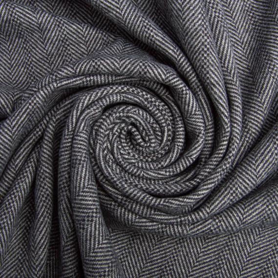 Тканина трикотаж Ялинка, 350 гр/м2, 150 см V-1 ялинка сірий, фото 1 Тканина трикотаж Ялинка, 350 гр/м2, 150 см V-1 ялинка сірий, фото 1