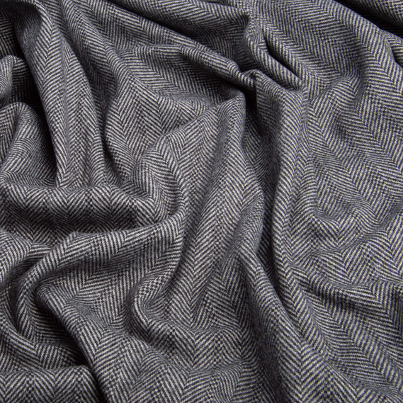 Тканина трикотаж Ялинка, 350 гр/м2, 150 см V-1 ялинка сірий, фото 2 Тканина трикотаж Ялинка, 350 гр/м2, 150 см V-1 ялинка сірий, фото 2