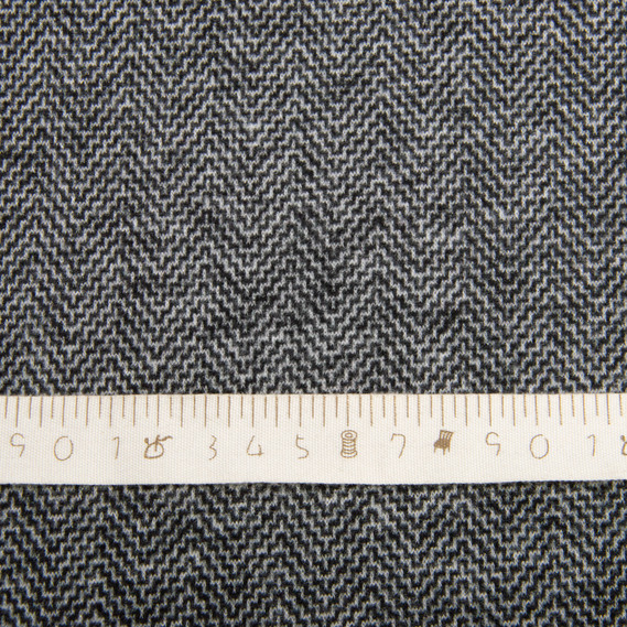 Тканина трикотаж Кашемір, 400 гр/м2, 150 см V-2 сірий, фото 5