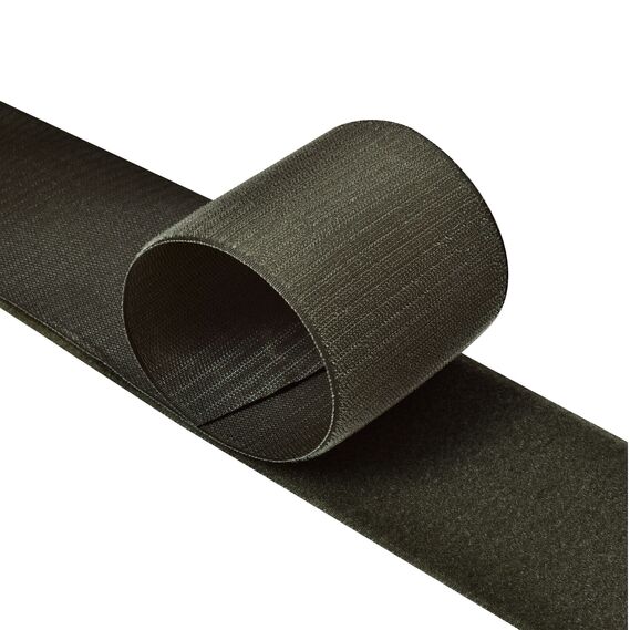 Лента липучка пришивная 10 см IDEIA, усиленная, прочная велкро-лента для одежды, сумок, обуви, крючок и мягкая часть, м/п хакі, фото 1