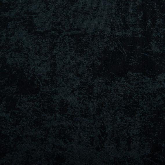 Fabric: tri-blend tricot, marble fleece, 310 g/m², 180 cm чорний, фото 2