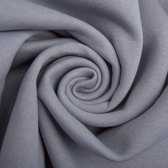 Fabric: tri-blend fleece knit, 330 g/m2 110 cm сірий, фото 1