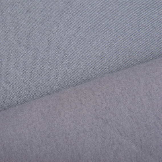 Fabric: tri-blend fleece knit, 330 g/m2 110 cm сірий, фото 2