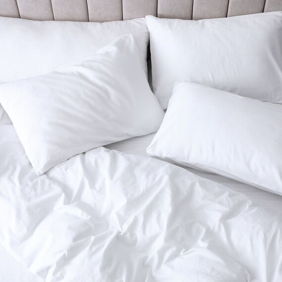Набір подушок 2 шт Classic 50х70 см для отелей и дома IDEIA антиаллергенная с внутренней подушкой на молнии, фото 8