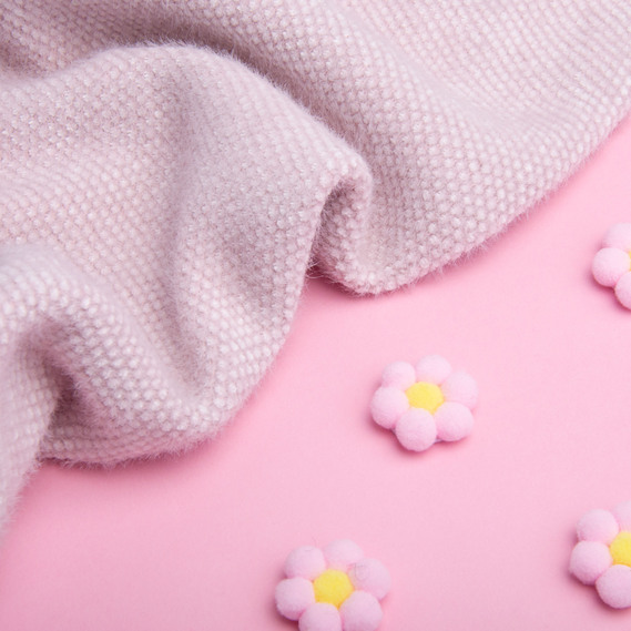 Coat fabric Elina, 530 g/m², 150 cm V-1066 пудра, фото 4