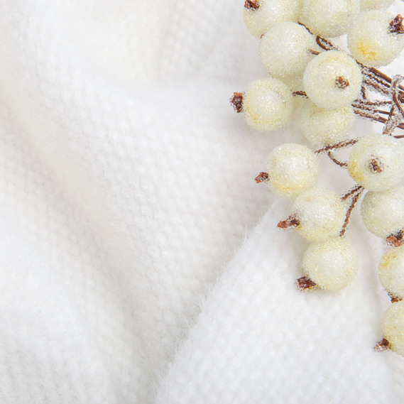 Тканина пальтова Еліна, 530 гр/м2, 150 см V-1003 молоко, фото 4